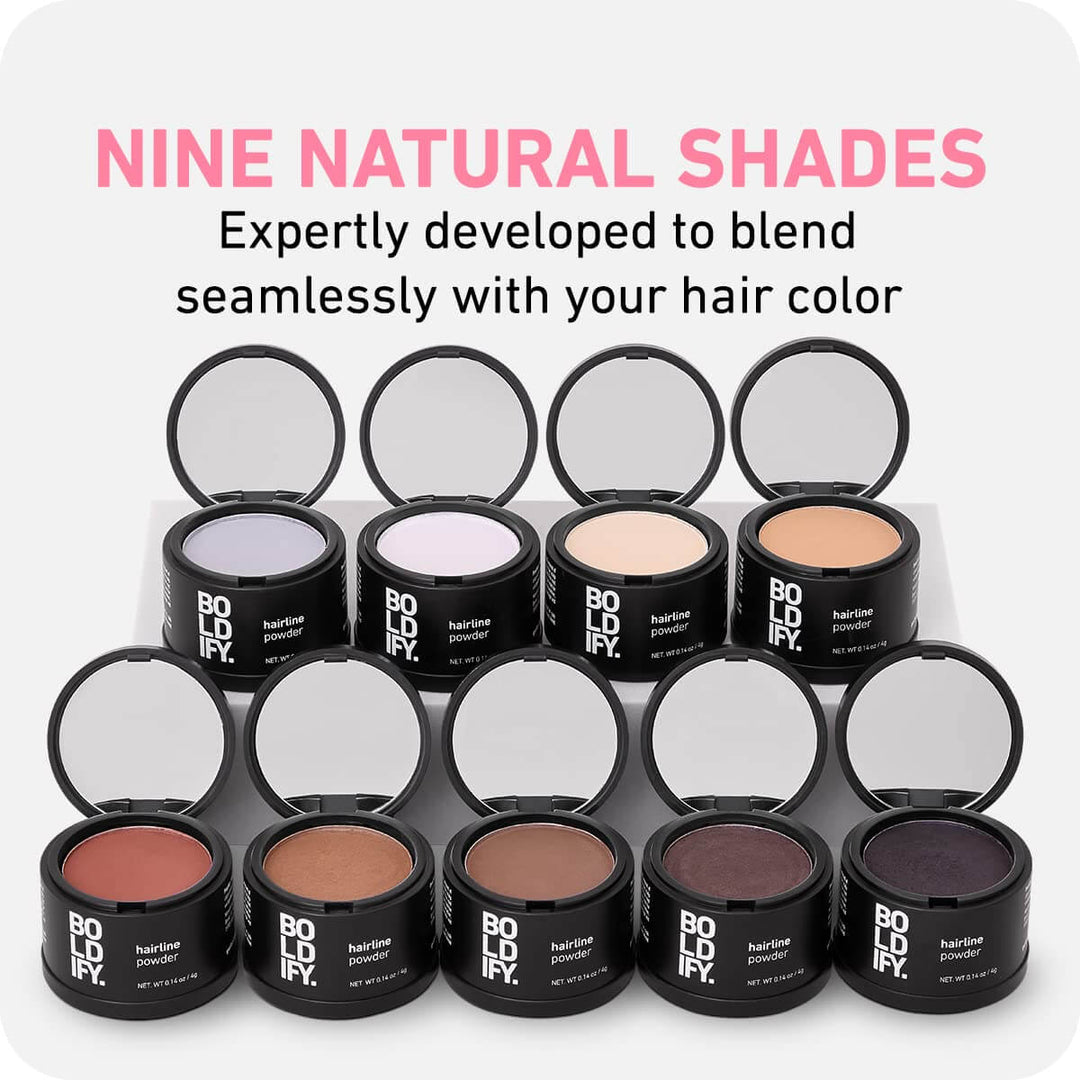 Boldify Hairline Powder 4g - Nine Natural Shades