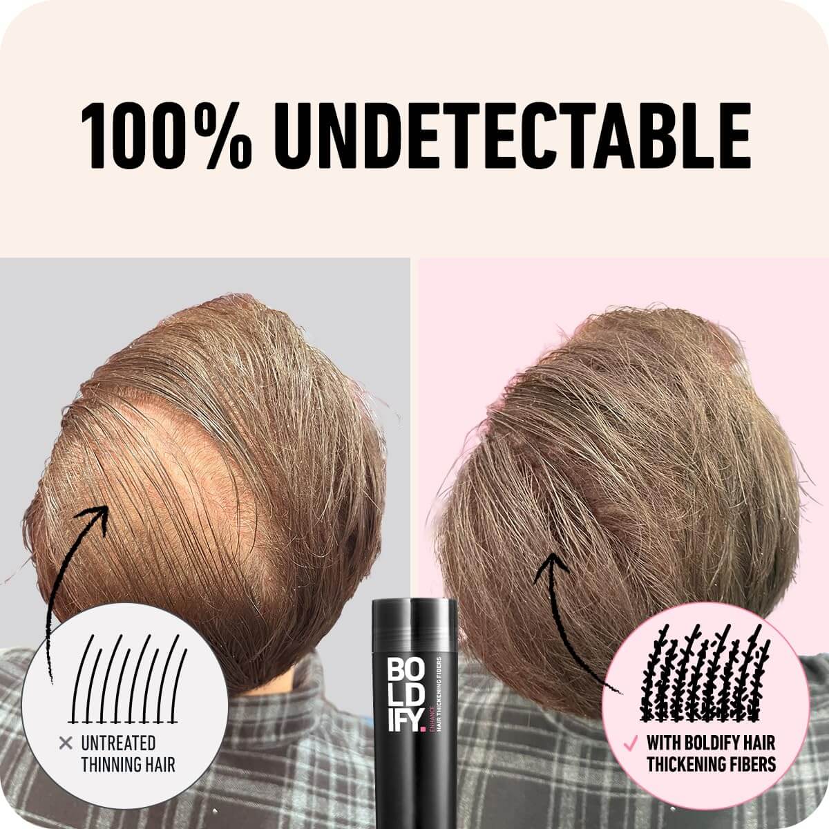 Boldify Hair Thickening Fibers 12g - 100% Undetectable