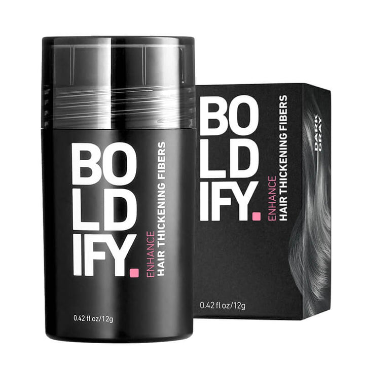 Boldify Hair Thickening Fibers 12g - Dark Gray