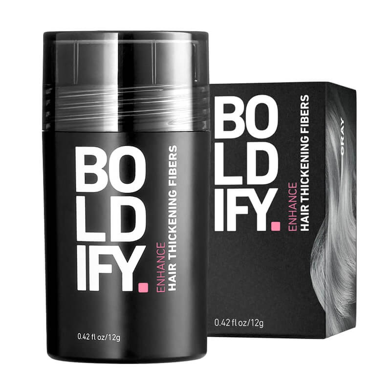 Boldify Hair Thickening Fibers 12g - Gray