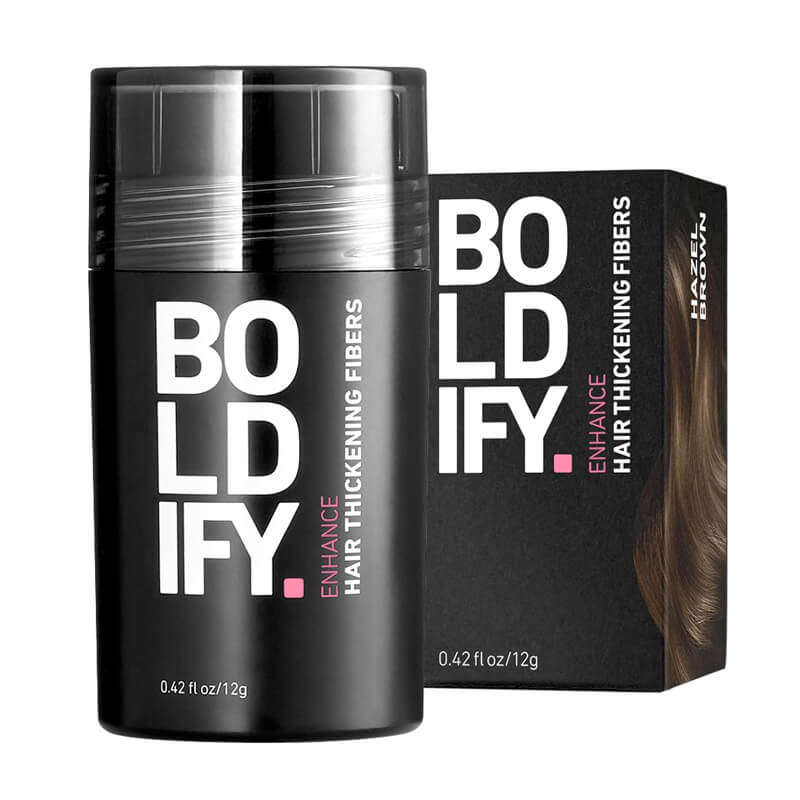 Boldify Hair Thickening Fibers 12g - Hazel Brown