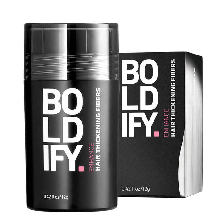Boldify Hair Thickening Fibers 12g - White