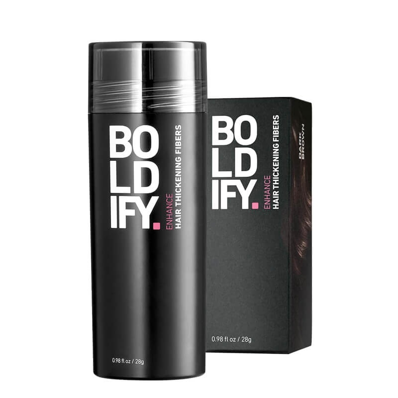 Boldify Hair Thickening Fibers 28g - Dark Brown